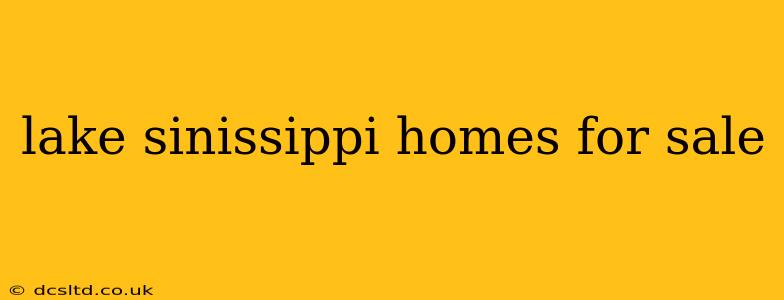 lake sinissippi homes for sale