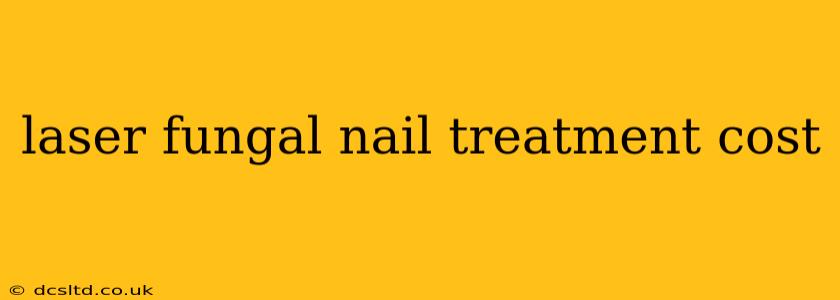laser fungal nail treatment cost
