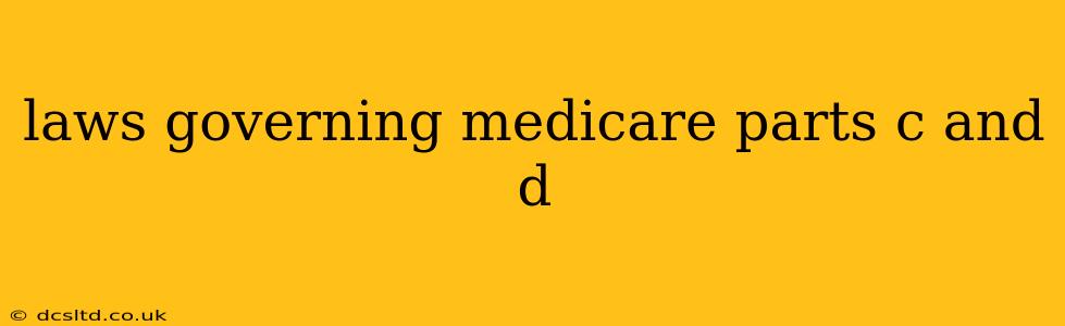 laws governing medicare parts c and d