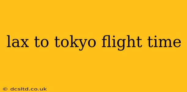 lax to tokyo flight time