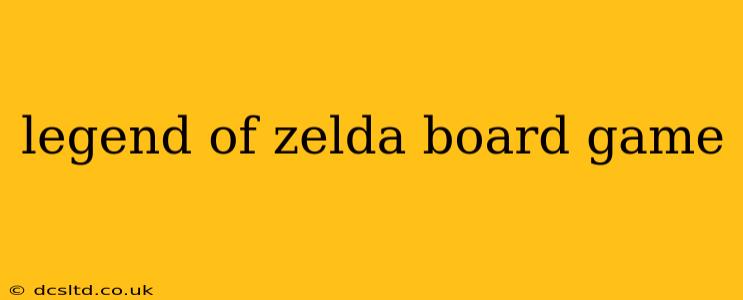 legend of zelda board game