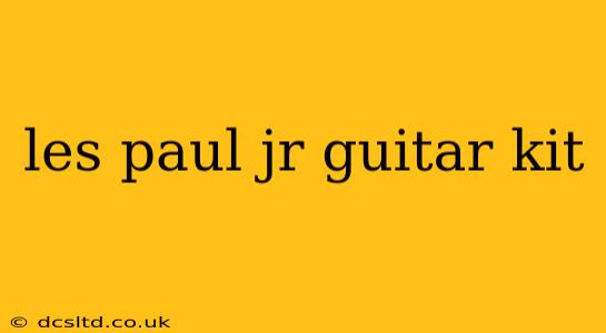 les paul jr guitar kit
