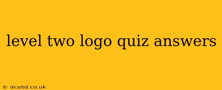level two logo quiz answers