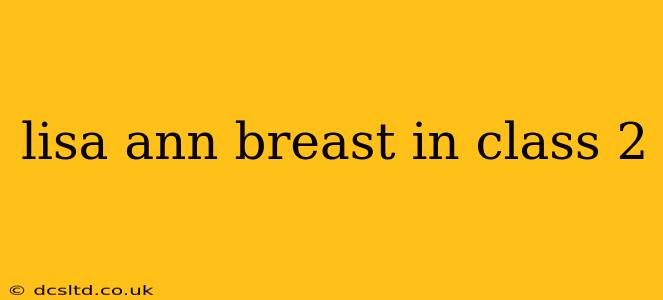 lisa ann breast in class 2 lisa ann breast in class 2