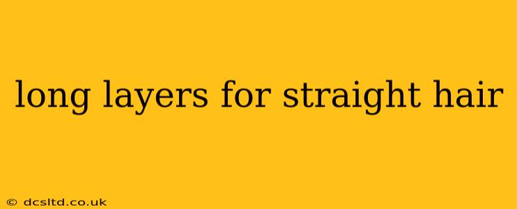long layers for straight hair