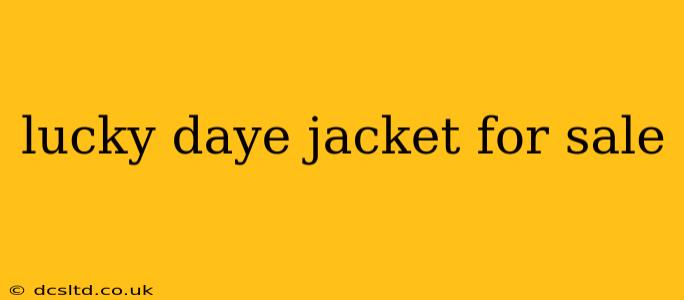 lucky daye jacket for sale