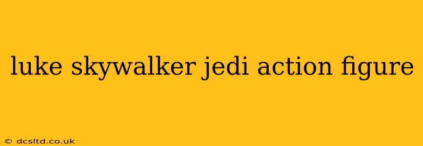 luke skywalker jedi action figure