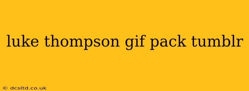 luke thompson gif pack tumblr