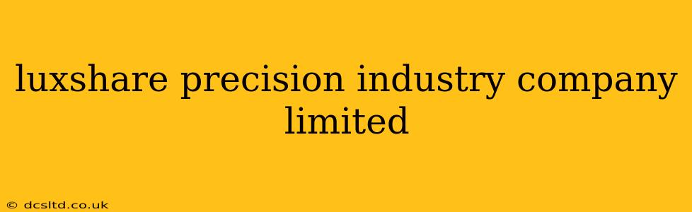 luxshare precision industry company limited