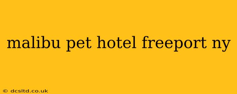malibu pet hotel freeport ny