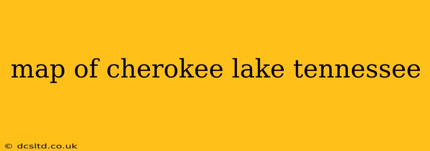 map of cherokee lake tennessee