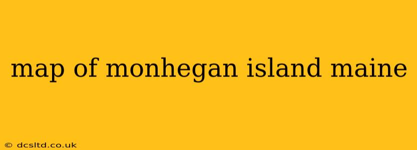 map of monhegan island maine