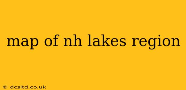 map of nh lakes region