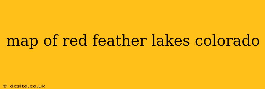 map of red feather lakes colorado