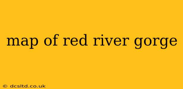 map of red river gorge