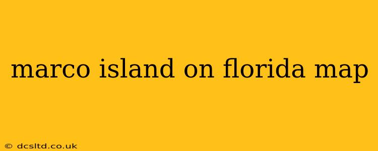 marco island on florida map