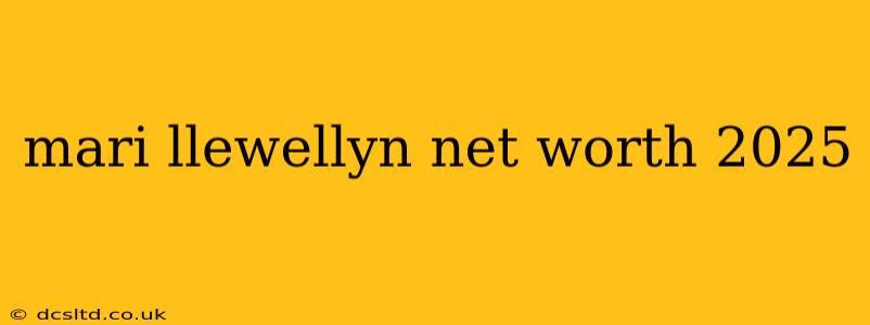 mari llewellyn net worth 2025