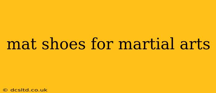 mat shoes for martial arts