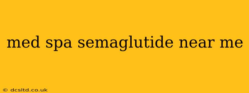 med spa semaglutide near me