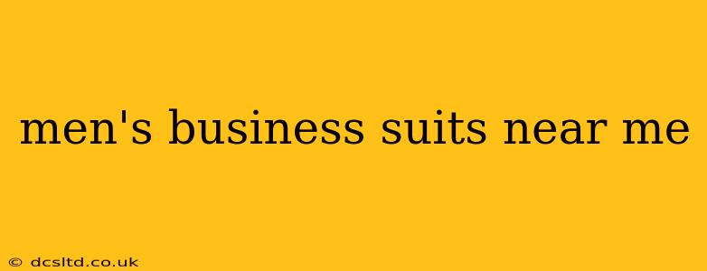 men's business suits near me