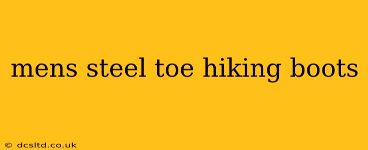 mens steel toe hiking boots