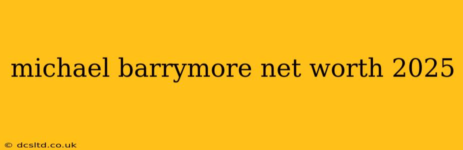 michael barrymore net worth 2025
