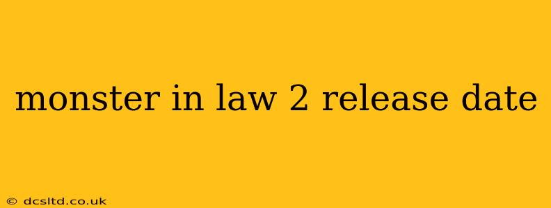 monster in law 2 release date