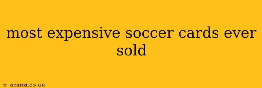 most expensive soccer cards ever sold