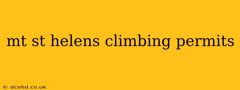 mt st helens climbing permits