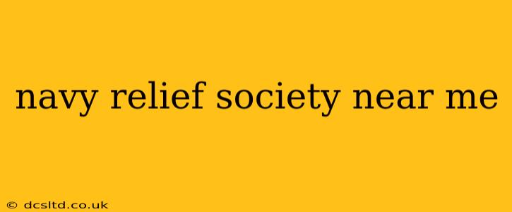 navy relief society near me