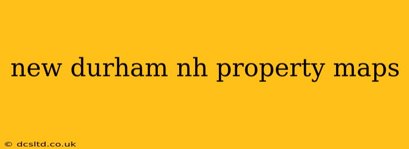 new durham nh property maps