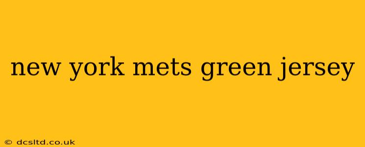 new york mets green jersey