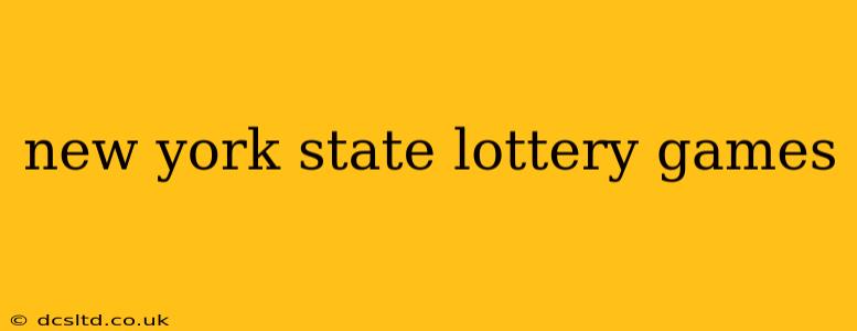 new york state lottery games