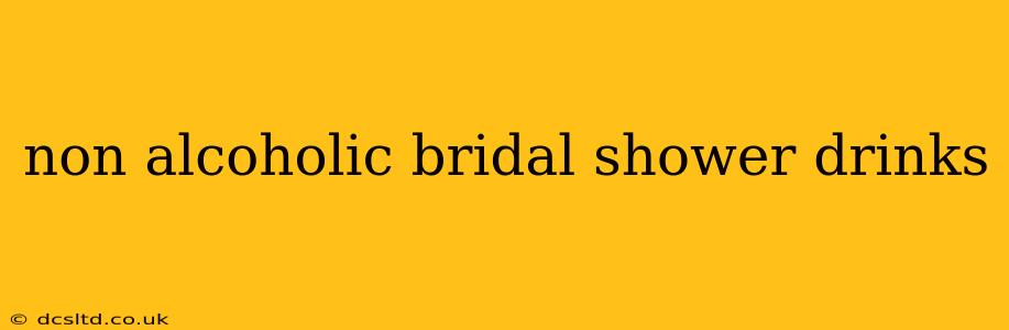 non alcoholic bridal shower drinks