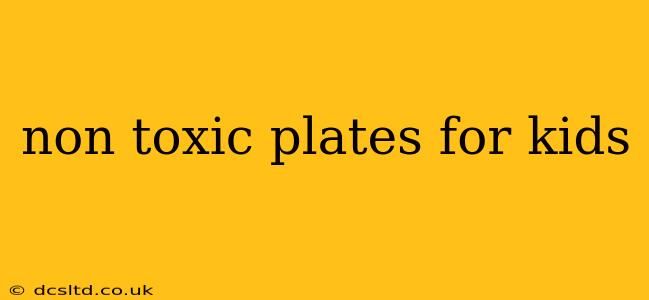 non toxic plates for kids