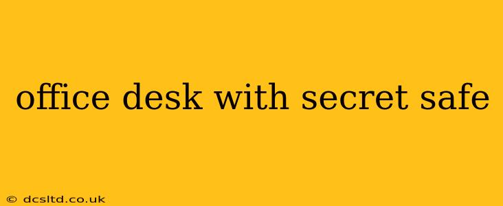 office desk with secret safe