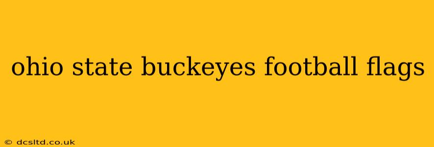 ohio state buckeyes football flags
