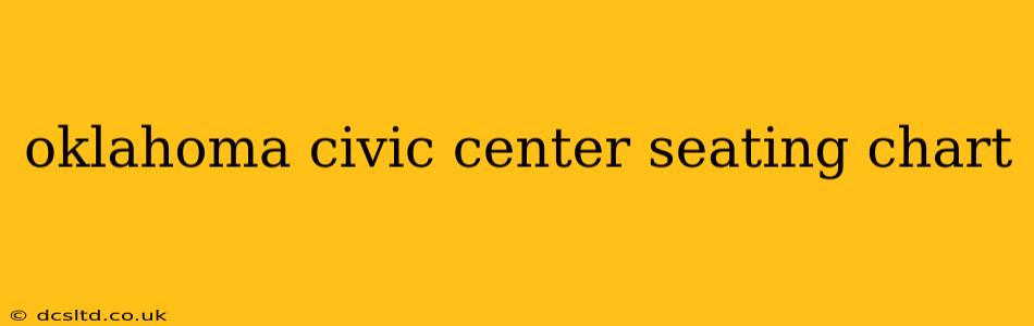 oklahoma civic center seating chart