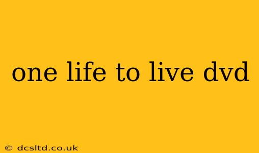one life to live dvd