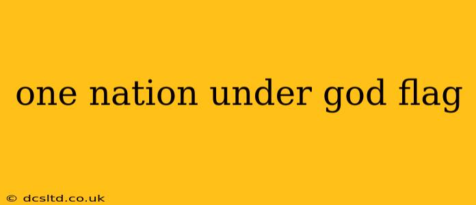 one nation under god flag