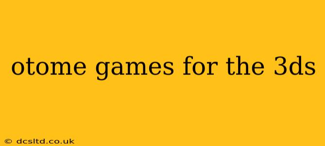 otome games for the 3ds