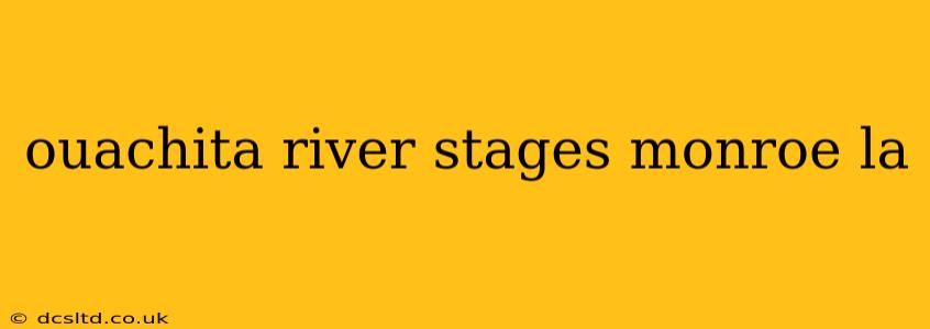 ouachita river stages monroe la