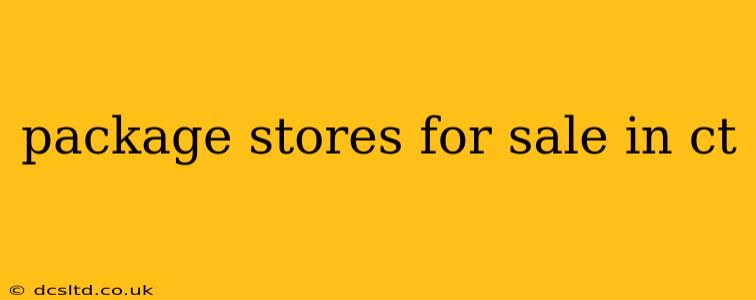 package stores for sale in ct