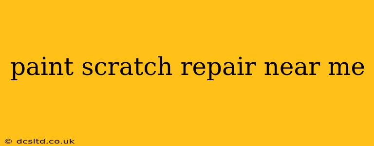 paint scratch repair near me