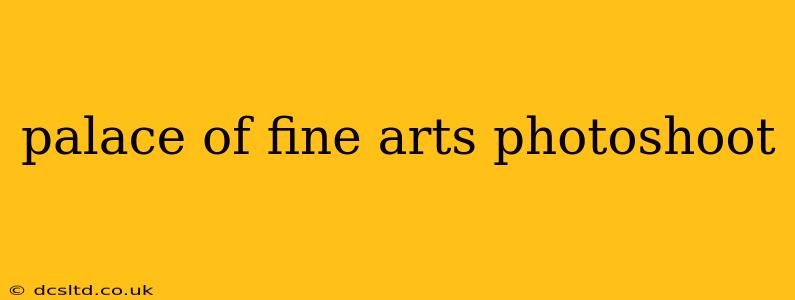 palace of fine arts photoshoot