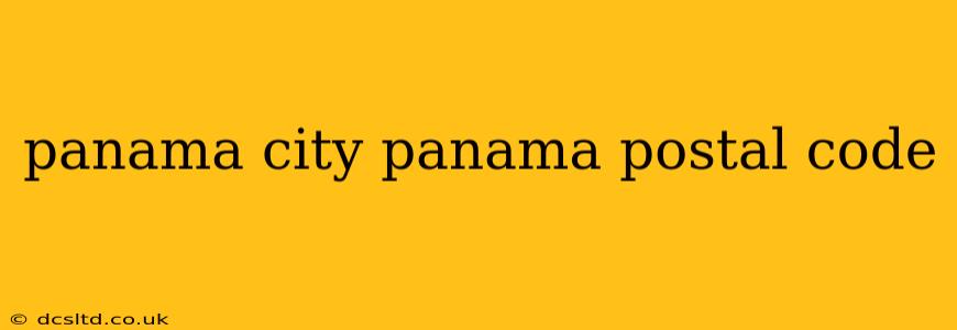panama city panama postal code