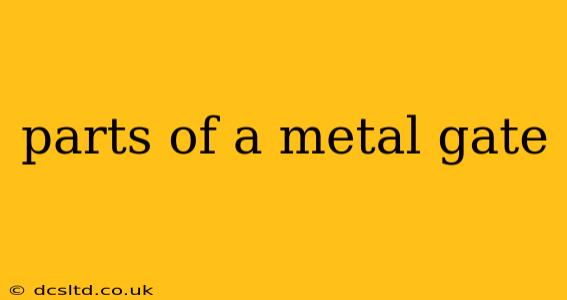 parts of a metal gate