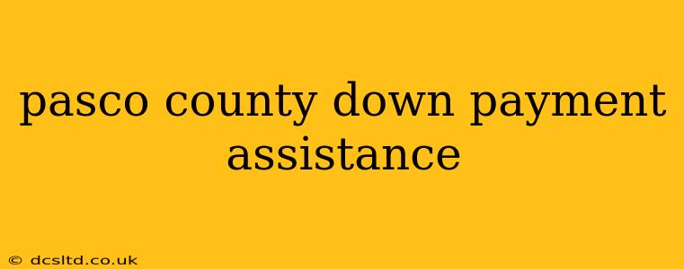 pasco county down payment assistance