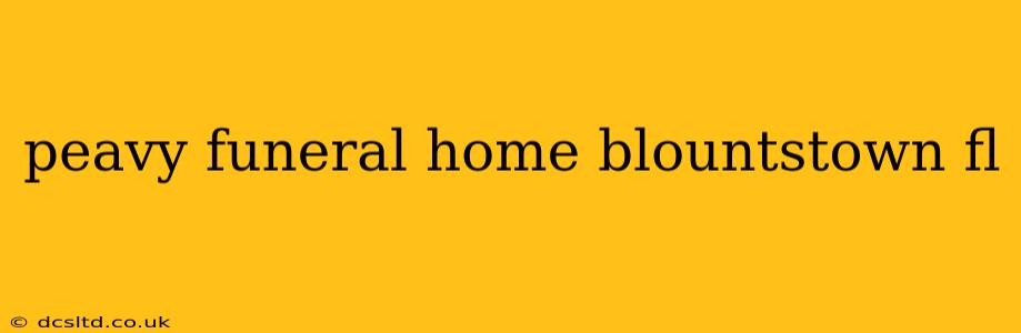 peavy funeral home blountstown fl