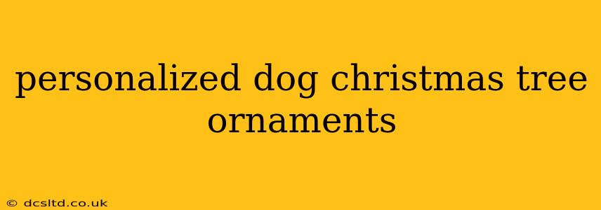 personalized dog christmas tree ornaments